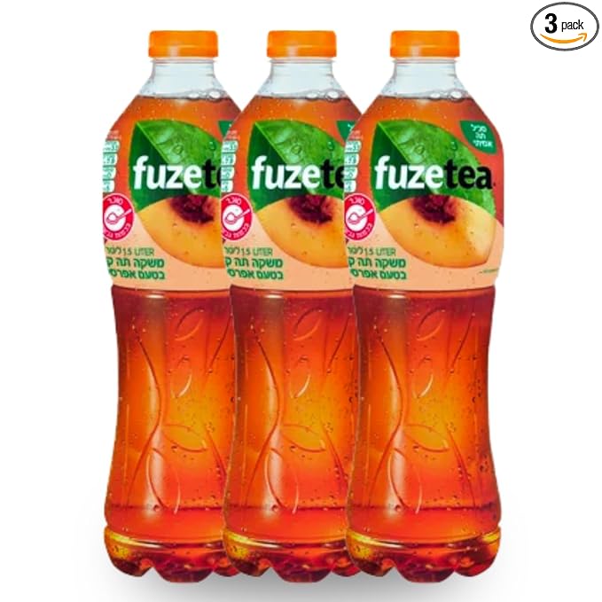 Kosher Fuze Tea Peach 1.5L Pack of 3