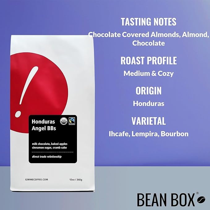 Bean Box Coffee Sampler - Roasted by Gimme! 4-Pack Whole Bean Coffee Gourmet Coffee