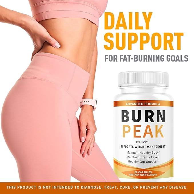 (2 Pack) Burn Peak Capsules - Official BurnPeak Weight Pills Advanced Premium Support All Natural Burn Peak Pink Salt Trick Supplement for Overall Health &amp Wellness Reviews 120 Capsules for 2 Mo