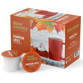 Door County Coffee Pumpkin Spice Fall Flavored Ground - 10 Count Single Serve Cups - Medium Roast - 100% Specialty Arabica - Flavored Gourmet - Cinnamon &amp Nutmeg