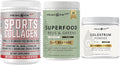 Collagen Colostrum &amp Superfood Greens Bundle – Multi-Collagen Electrolytes Bovine Colostrum &amp Reds &amp Greens Superfood Powder