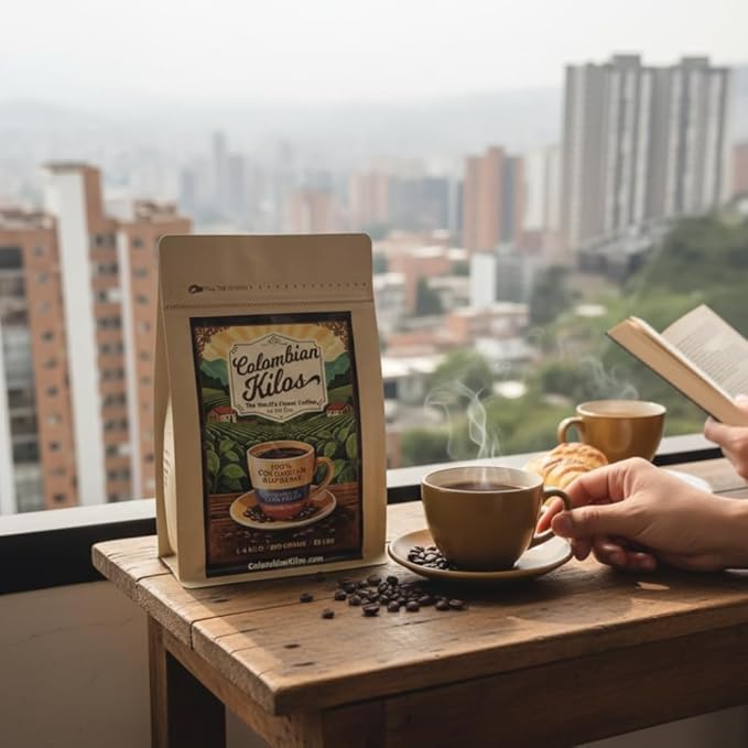 Colombian Kilos 1 Kilo Ground Coffee 100% Colombian Arabica Medium Roast 1000g