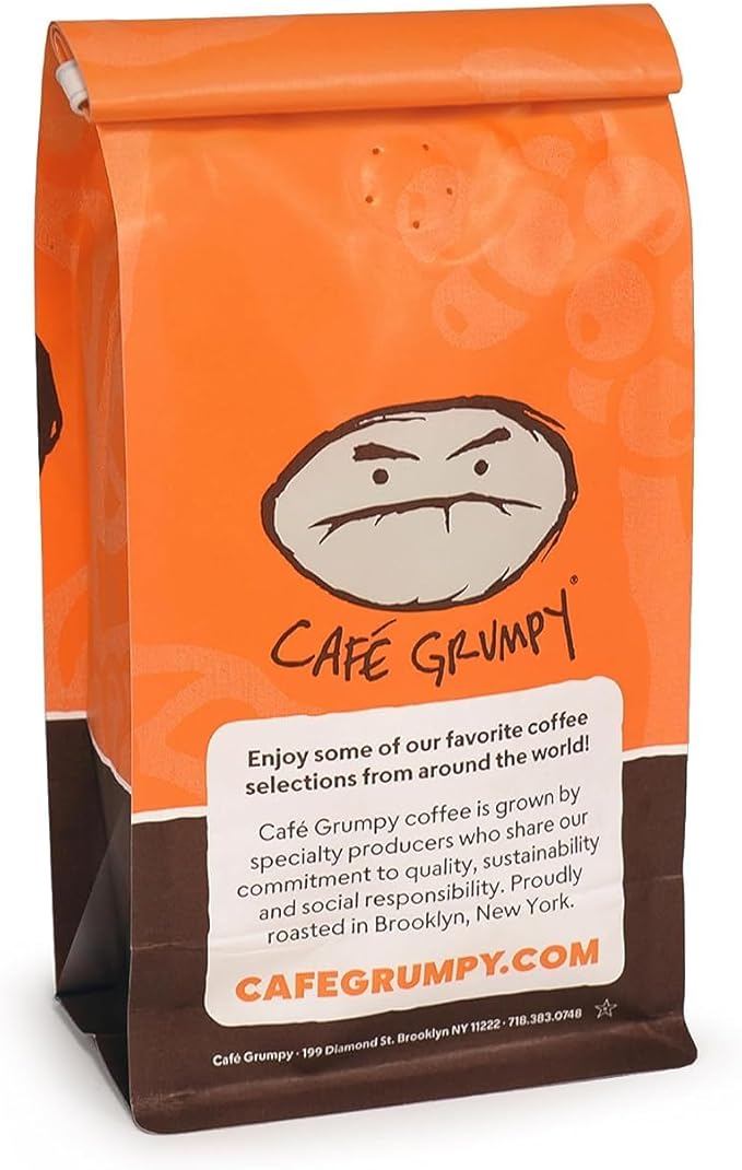 Café Grumpy Colombia Medium Roast Coffee Organic Single Origin French Press Grind Premium Medium Grind for Pour Over &amp Cold Brew Espresso 12oz