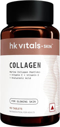 Vitals Collagen Tablets (90 Tablets) | 3000mg | Marine Collagen Peptides | Vitamin C E Biotin with Hydrolyzed Peptides