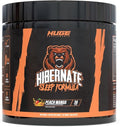 Hibernate Sleep Supplement Complete &amp Optimally Dosed Sleep Recovery Formula Relax &amp Unwind Includes GABA Valerian Root Melatonin 5-HTP &amp More (30 Servings) (Peach Mango)