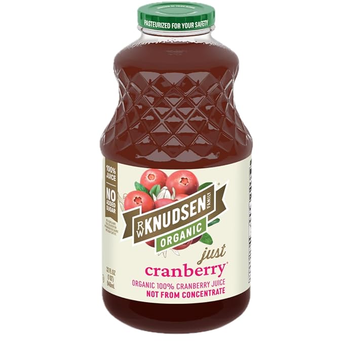 R.W. Knudsen Organic Pure Pomegranate Juice – 32 oz | 100% Juice | Cold-Pressed Unsweetened | Antioxidant-Rich Beverage for Everyday Wellness