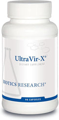 Biotics Research UltraVir-X - Best Immune Support Supplement Vitamin C Zinc Maitake Mushroom Astragalus High Flavonoid Content Supports Healthy Pathways for Adults - 90 Capsules