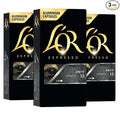 L'OR Espresso Capsules 30 Count Onyx Single-Serve Aluminum Coffee Capsules Compatible with the L'OR BARISTA System &amp *Nespresso Original Machines 30 Count (Pack of 3)