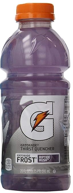 Ready-to-Drink Gatorade Wide Mouth Plastic Bottles Riptide Rush