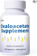 QUBIT Oxaloacetate Supplement (60 Capsules) – Cellular Energy &amp Focus PMS &amp Mood Support – with Vitamin C – Helps Healthy Glutamate Levels Reduces Fatigue &amp Brain Fog