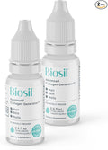 Biosil Collagen Booster Supplement - 0.5 fl oz Drops Pack of 2 - Patented ch-OSA Activator for Skin Hair Nails &amp Joints - Supports Natural Production - 60-Day Supply