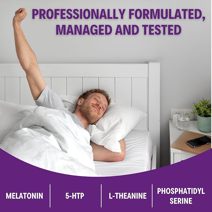 SleepCan Capsules 5mg Melatonin with Phosphatidylserine and L-Theanine 2 Packs of 90 Sleep-Wake Cycle Support Supplements Serving Size: 1 Capsule Once Daily