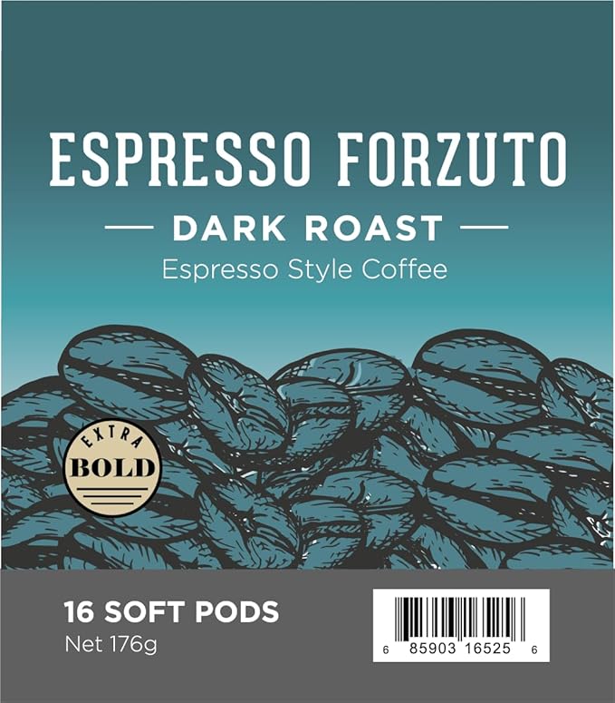 Wolfgang Puck Coffee Forzuto 12 Gram Soft Pods 16 Count (Pack of 6)