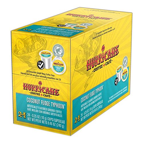Hurricane Coffee Coconut Fudge Typhoon 24 Count