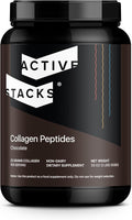 Collagen Peptides Protein Powder Chocolate - Supports Healthy Hair Skin Bones and Joints for Men and Women - Easy-to-Mix Type 1 &amp 3 Hydrolyzed Collagen from Grass-Fed Beef 2 Pound