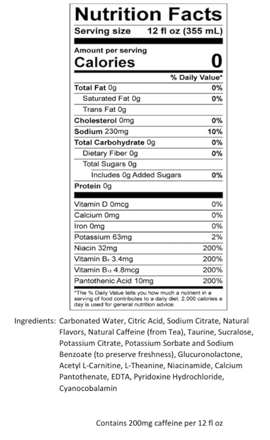 Good Daze Energy Drink with 200mg of Caffeine from Tea Sugar Free B Vitamins L-Theanine Pre Workout Performance with Antioxidants Orange 12FL OZ Cans (Pack of 12)