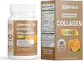 Multi Collagen Peptides Capsules Hydrolyzed Types I II III V &amp X for Skin Hair Nail &amp Joint Support 1800 mg per Serving 90 Capsules