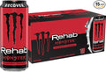 Monster Energy Rehab Strawberry Lemonade + Energy Energy Drink 15.5 Ounce | Pack of 15