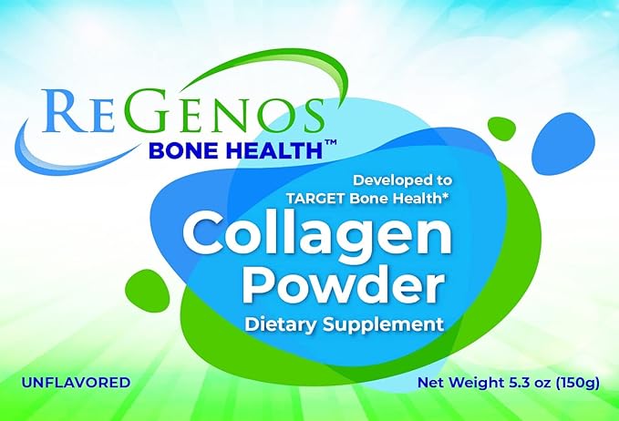 Collagen Bioactive Hydrolyzed Collagen Peptides Powder Supplement FORTIBONE® Unflavored Type 1 and 3 Gluten Free Kosher 90 Day Supply (3 Pack)