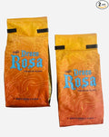 Draco Rosa Kit: Premium Ground Coffee from Puerto Rico - 8oz (2 Pack) + (1) Limited Edition Puerto Rican Sticker by Artist Jose Hoffman