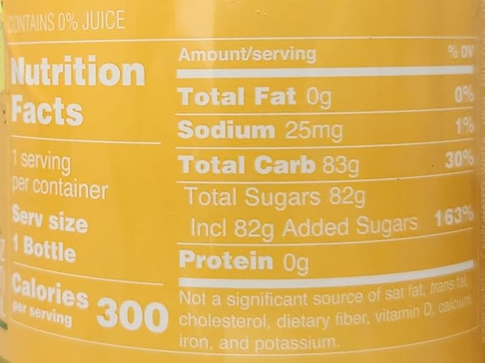 Fruit Flavored Sparkling Soda Pop Soft Drink 20oz Plastic Bottles (4pack Pineapple)