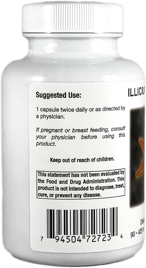 Supreme Nutrition Illicium Supreme 90 Pure Star Anise Vegetarian Capsules | Two Pack