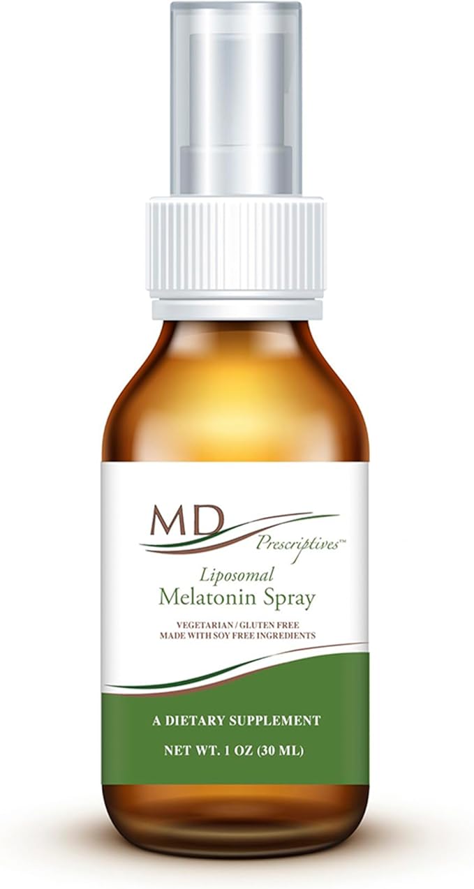 MD Prescriptives Liposomal Melatonin Dietary Supplement 3mg Spray - Enhanced Absorption to Help Encourage Restful Regular Sleep - Suitable for Vegetarians - 75 Servings - 30 ml