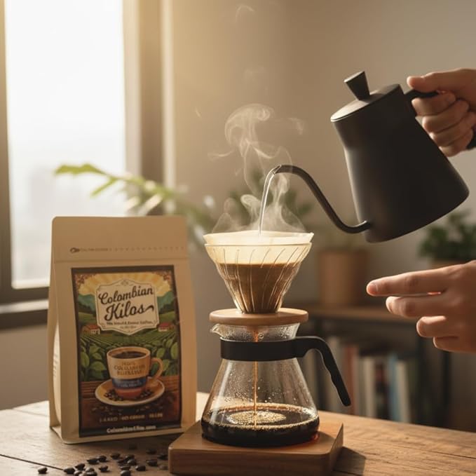 Colombian Kilos 1 Kilo Ground Coffee 100% Colombian Arabica Medium Roast 1000g