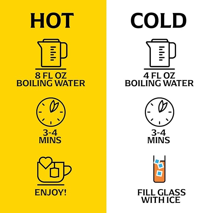 Lipton Decaf Black Tea Bags Hot or Iced Tea 600 Total Bags (50ct - Pack of 12)