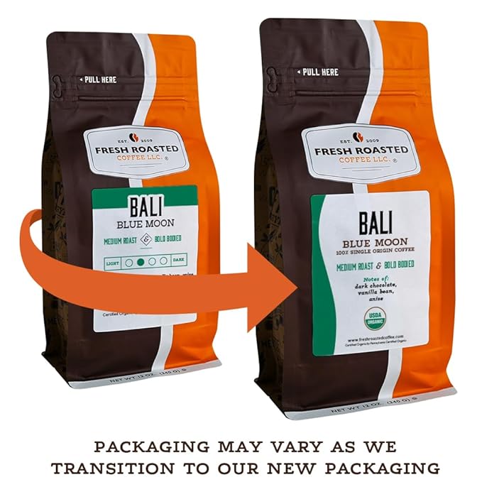 Fresh Roasted Coffee Dark Ethiopian Yirgacheffe Kochere 2 lb (32 oz) Dark Roast Kosher Whole Bean