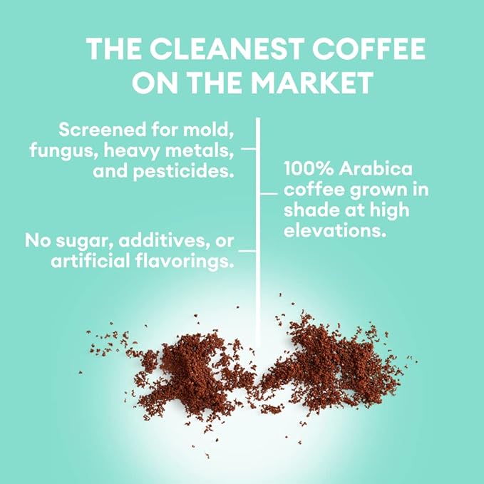 Cusa Tea &amp Coffee | Premium Instant Light Roast | Rainforest Alliance Certified Arabica Beans | Hot or Cold Brew Drink Mix Packets (7 Single Servings)