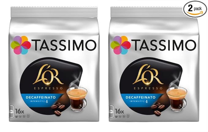 Tassimo Carte Noire Expresso Decafeine Pack of 2 2 x 16 T-Discs