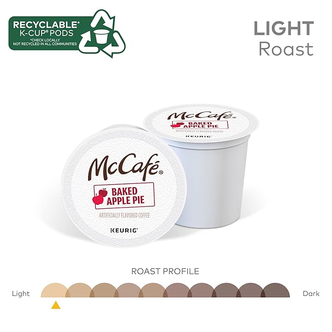 McCafe Baked Apple Pie Coffee Keurig Single Serve K-Cup Pods 96 Count