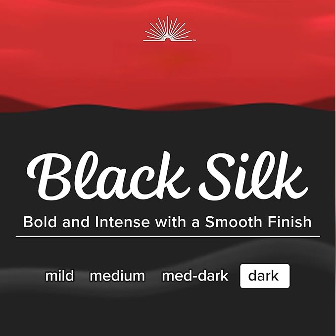 Black Silk Dark Roast Ground Coffee – 40.3 oz