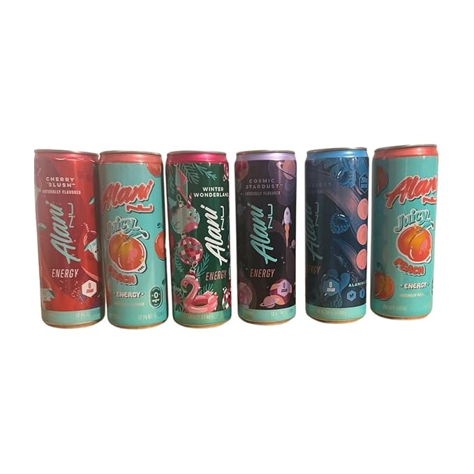 Energy Drink Variety Pack Sugar Free Low Calorie 12 Fl Oz Cans 6 Pack (Flavors may very)