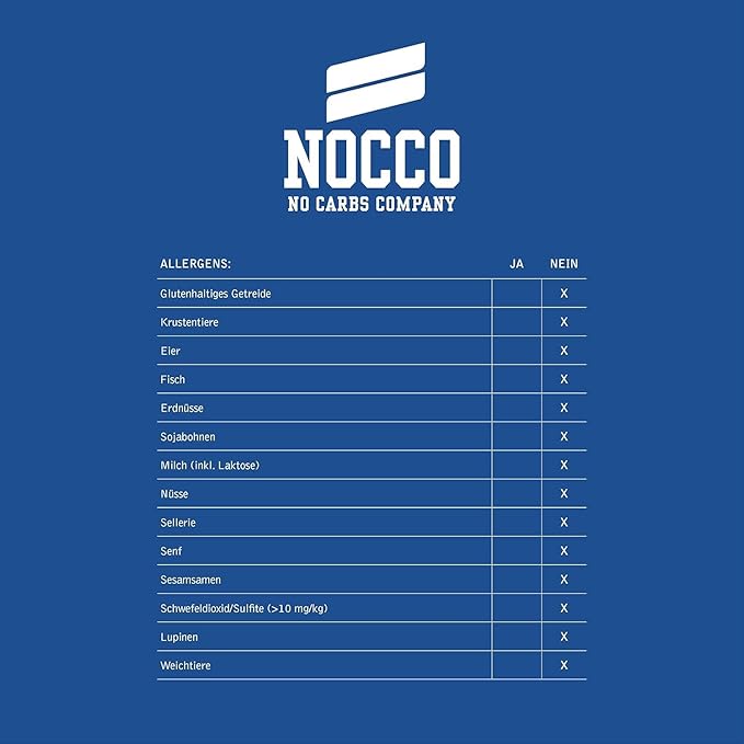 NOCCO BCAA Caribbean 12 x 330ml | Proteinreiches Energy - Getränk ohne Zucker | No Carbs Company | Vitamin- und Koffein-Boost | Kohlensäurehaltige Sportgetränke für Muskelleistung und - regeneration