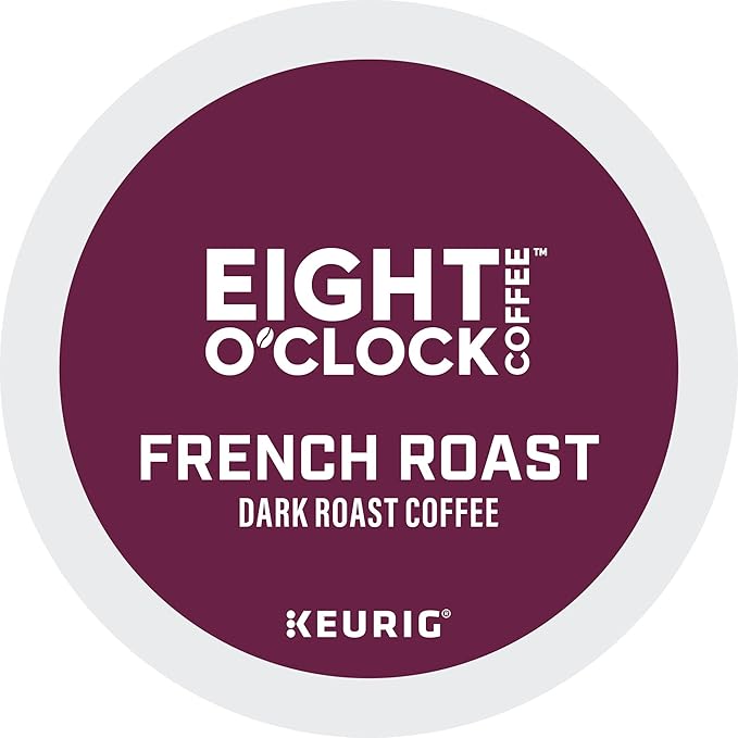 Eight O'Clock Coffee French Roast Single-Serve Coffee K-Cup Pods Dark Roast 72 Count
