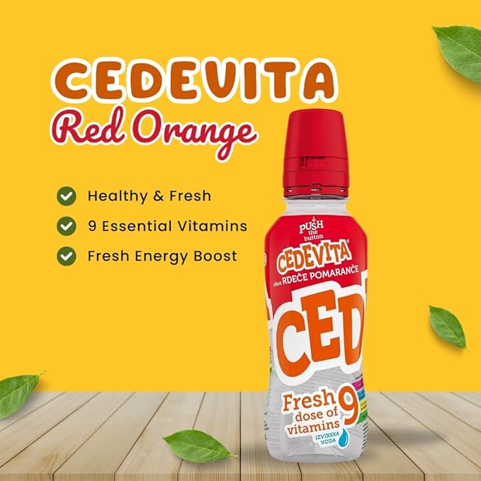 Fresh Vitamin Energy Drinks (Red Orange)