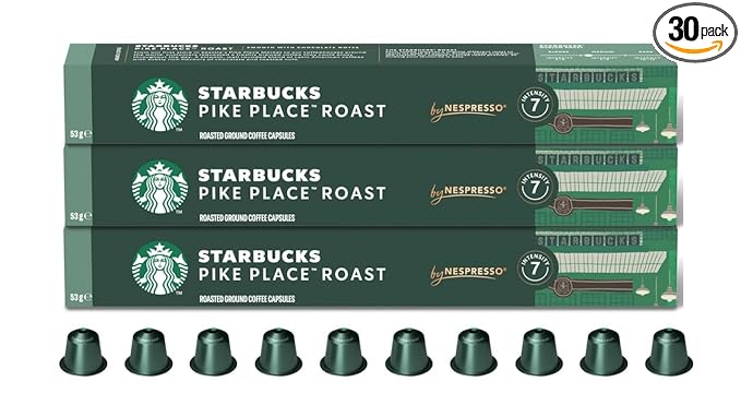 Starbucks by Nespresso Pike Place Coffee Capsules 30-Count
