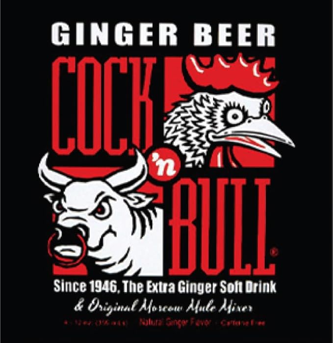 Cock-N-Bull Diet Ginger Beer 8/12 fl. oz. (355 ml) Glass Bottles (8-Pack)