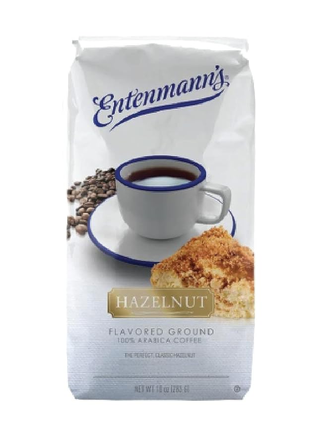Entenmann's Ground Coffee Hazelnut Flavor 10-Ounce (Pack of 3)