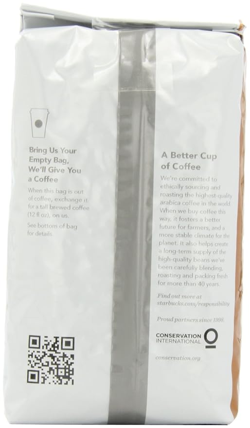 Starbucks House Blend Whole Bean Coffee 12 Ounce (Pack of 6)