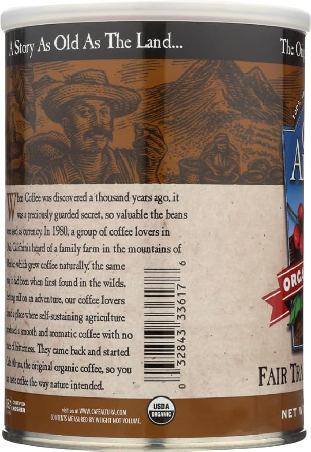 100% Organic Fair Trade Dark Blend Coffee