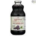 Lakewood Organic Fresh Pressed Pure Concord Grape (2 x 32 FL OZ)
