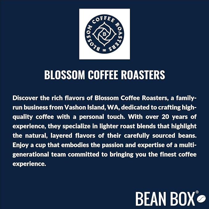 Bean Box Sampler - Roasted by Blossom Roasters 2-Pack Whole Bean Coffee Gourmet Coffee