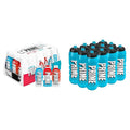 PRIME HYDRATION Berry Freeze Cherry Freeze &amp Ice Pop Sports Drinks 12 Fl Oz 15 Variety Pack &amp PRIME 32 oz Blue Squeeze Sports Water Bottles 12 Pack Bundle
