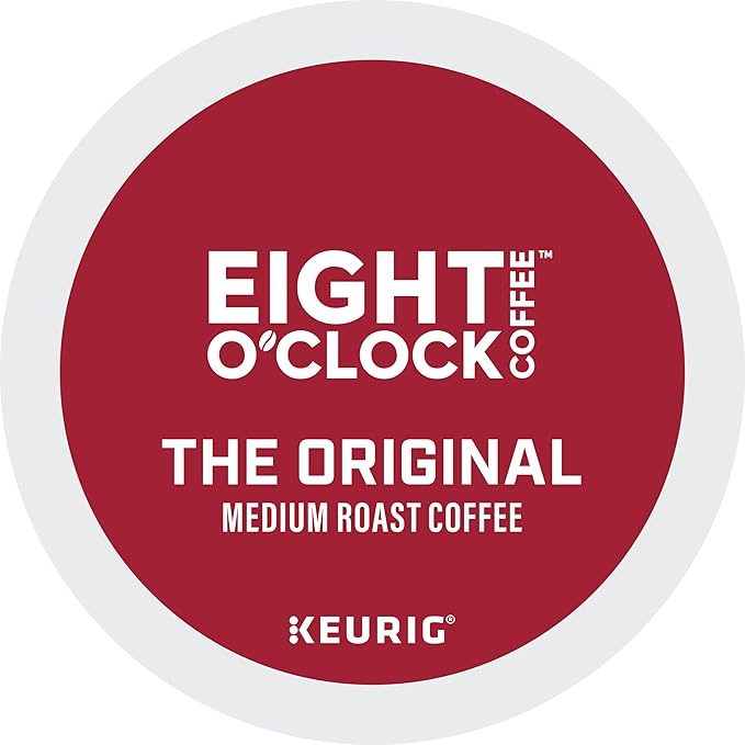 Eight O Clock The Original Single-Serve Keurig K-Cup Pods Medium Roast Coffee 192 Count (8 Boxes of 24 Pods)