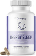 BB Company inergySLEEP | Natural Sleep Supplement &amp Sleep Aid for Deep Sleep Helps to Calm &amp Relax | Magnesium Lemon Balm Black Cohosh GABA Holy Basil | Packaging Vary | 30 Ct