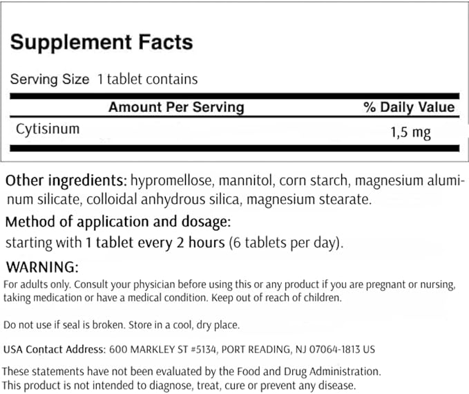 Recigar 100 Tablets Stop Smoking