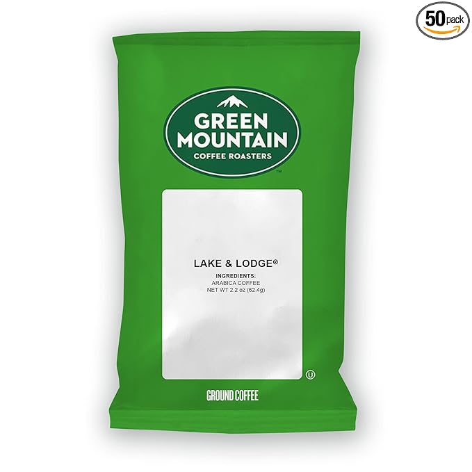 Green Mountain Coffee Roasters Lake &amp Lodge Keurig Fractional Packs 50 Count 2.2 oz.